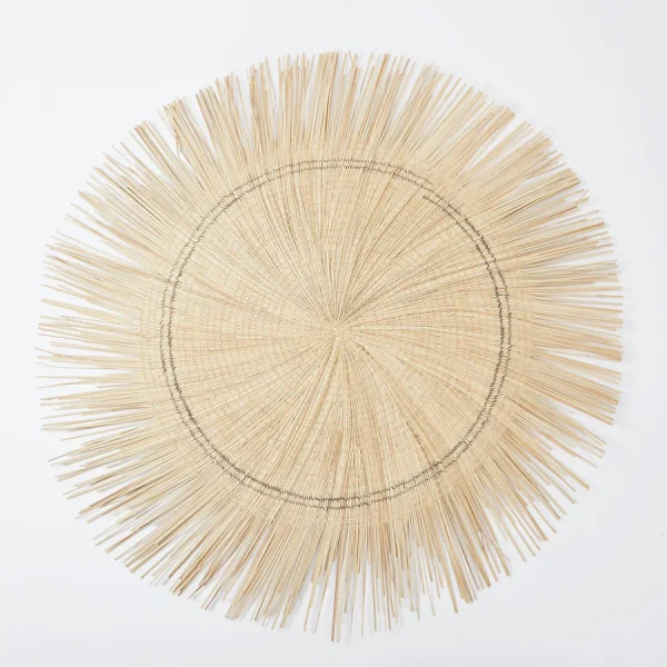Natural Sun Circle Wall Decor