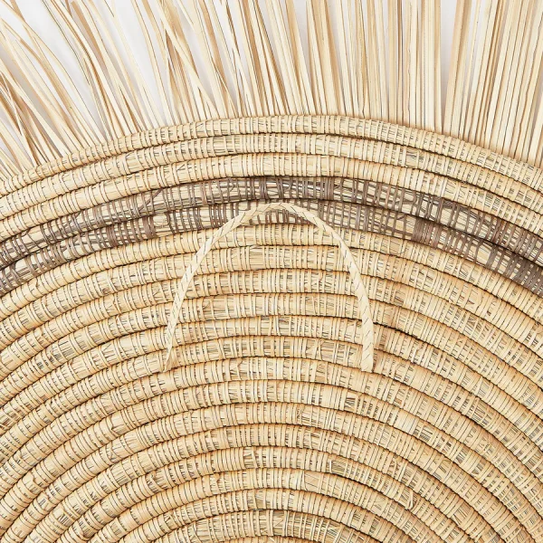 Natural Sun Circle Wall Decor - Image 2
