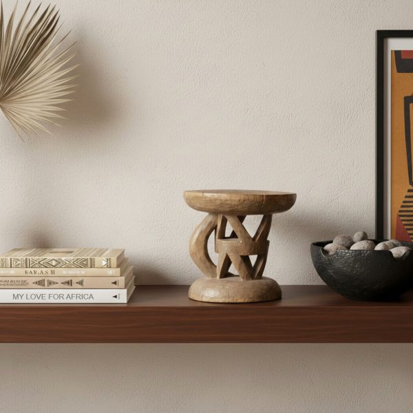 HANDCARVED VINTAGE STOOL STYLE 1