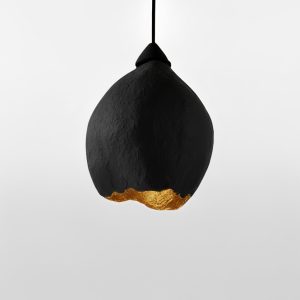 PAPER PULP BOOL LAMPSHADE BLACK