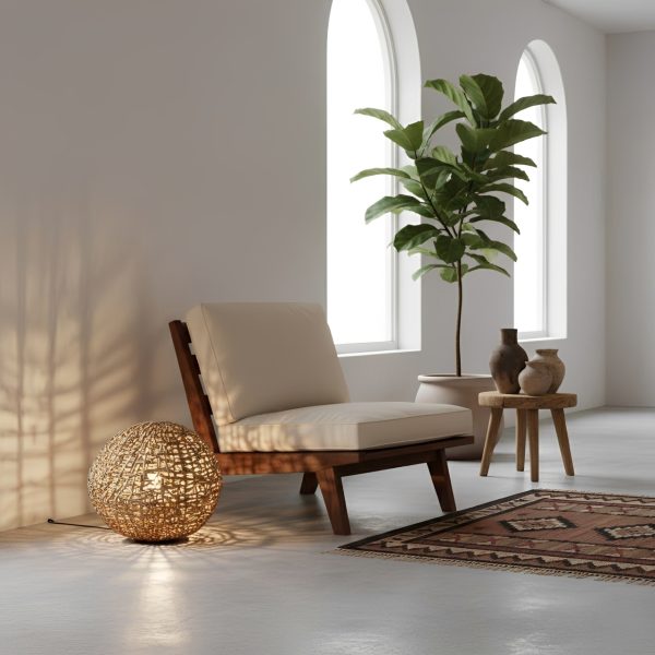 ROUND MESH FLOOR LAMP STYLE