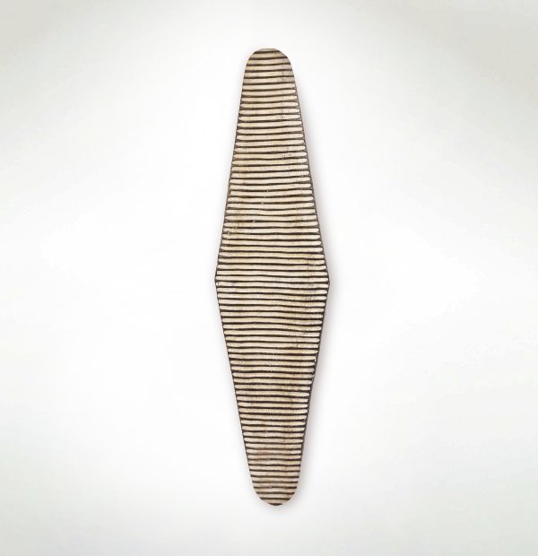 White long carved shield
