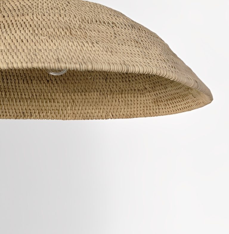 Woven Reed Lampshade - Benú Handmade Ethnic Creations