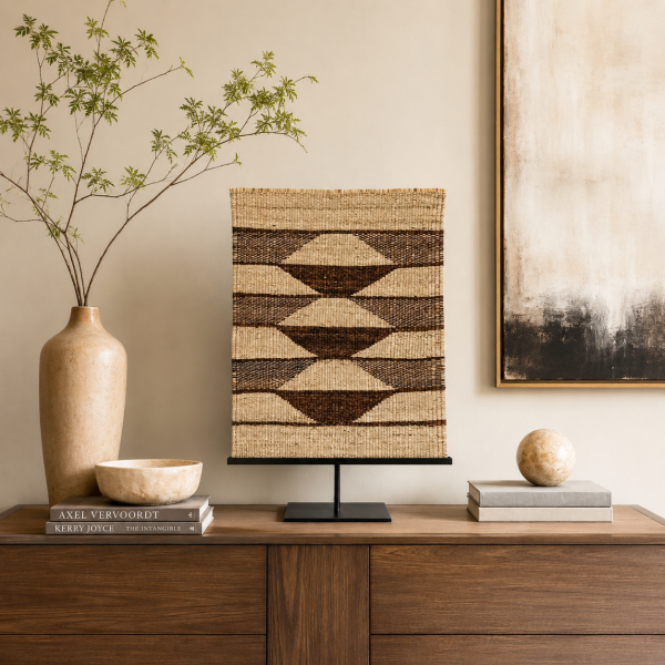 WOVEN MAT STAND STYLING 3